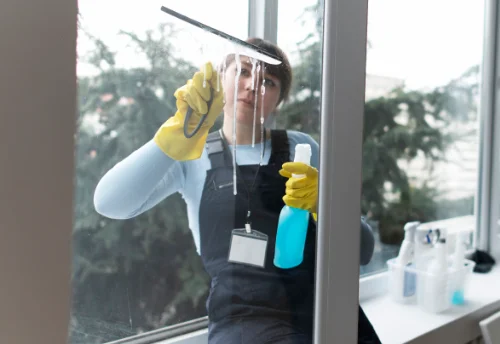 Nettoyage de vitres intérieures et extérieures à Bretagne-de-Marsan